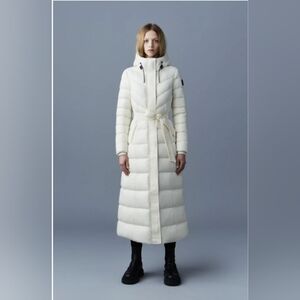 Mackage CALINA Lustrous down maxi coat Cream M
